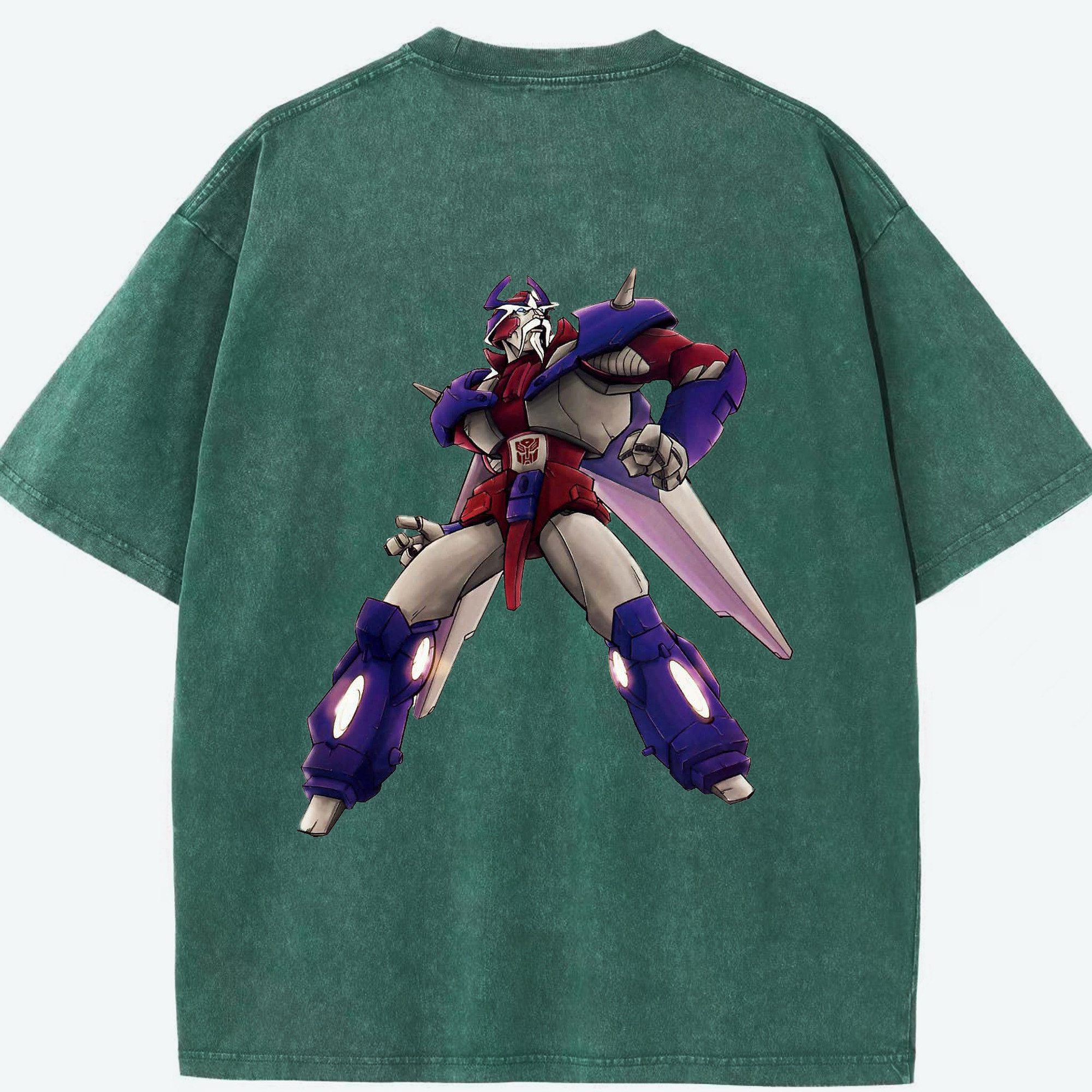 （画像用）  綿100% ヴィンテージ風 半袖Tシャツ（背面プリント）